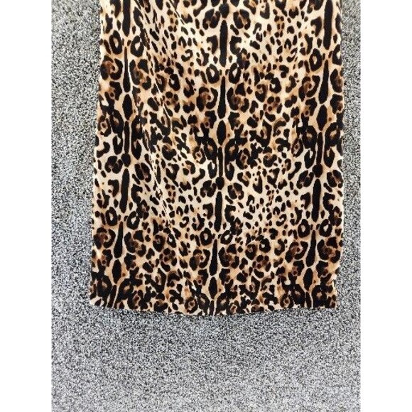 The Limited Xs Leopard Print Shift Short Sleeve Dress - Picture 2 of 6